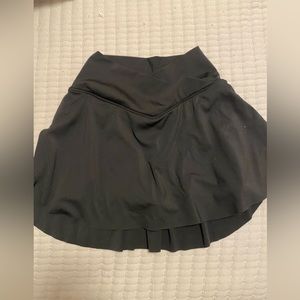 Shein Criss Cross Tennis Skirt Black